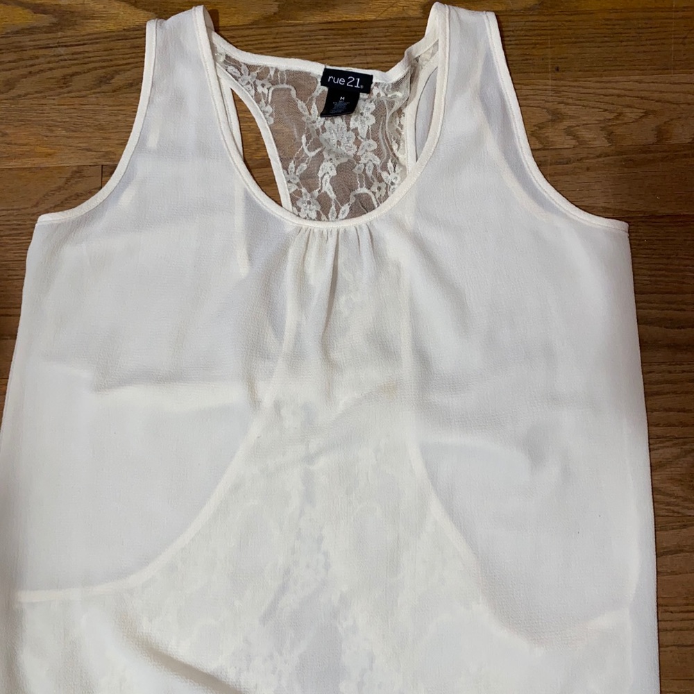 white top